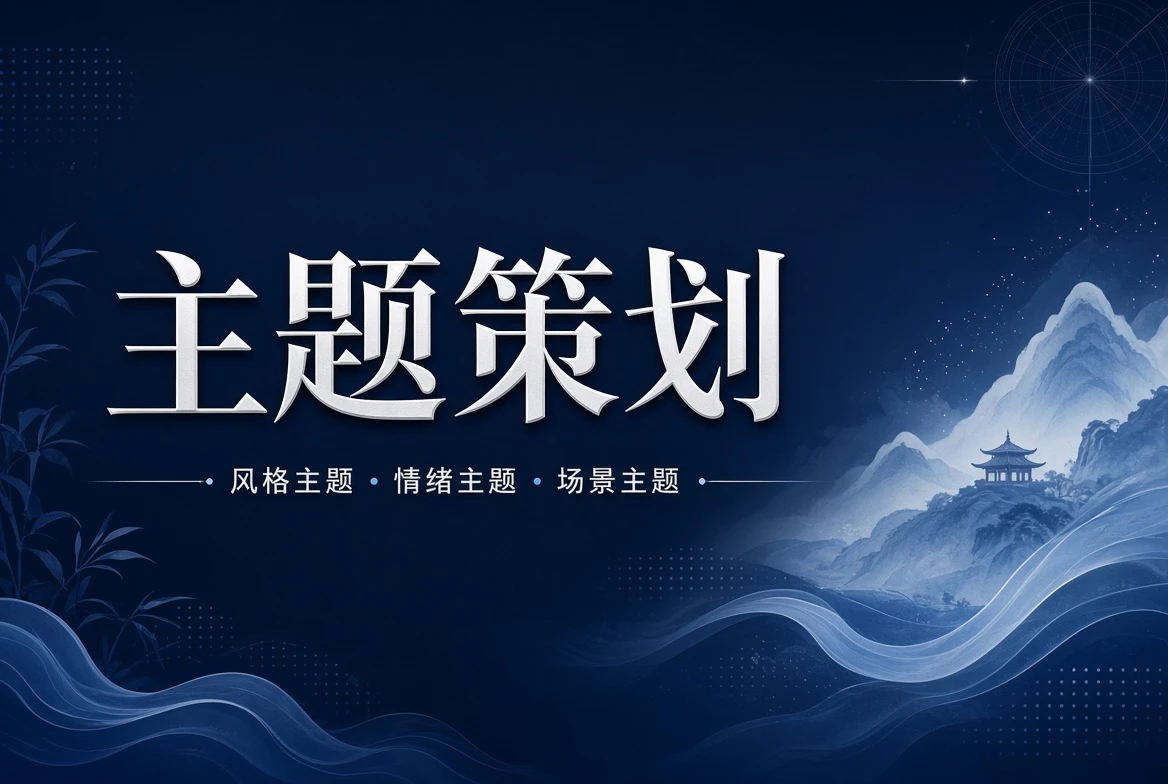 题签栏风格情绪与场景主题精选